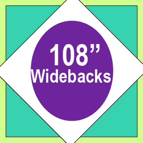 108" WIDE BACKS